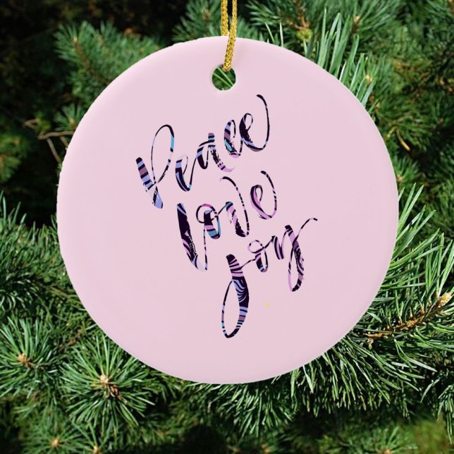 Décoration En Céramique Jolie Paix Moderne Amour Joie (Créateur téléchargé)