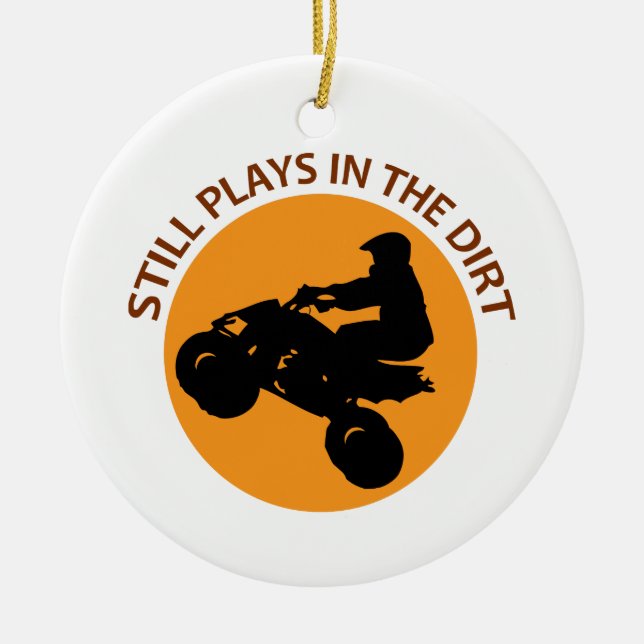 Décoration En Céramique Joue toujours dans la merde (Devant)