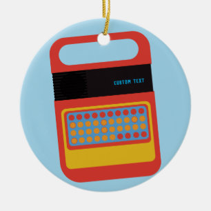 Décoration En Céramique Jouet Vintage électronique pour la parole et l'or