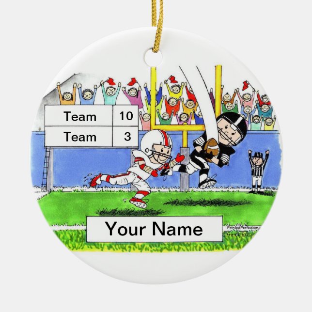 Décoration En Céramique Joueur de football - Homme (Devant)