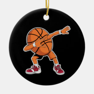 Décoration En Céramique Joueur de sport drôle de basketball Dabbing 