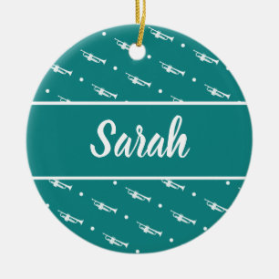 Décoration En Céramique Joueur de trompette Musicien Cadeau personnalisé