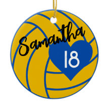 Joueur de volley-ball senior personnalisé Numéro C