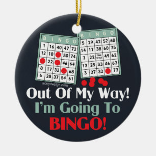 Décoration En Céramique Joueurs de bingo-test