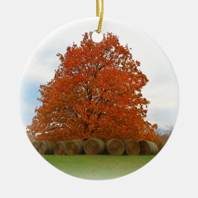 Décoration En Céramique Jour d'automne (Devant)