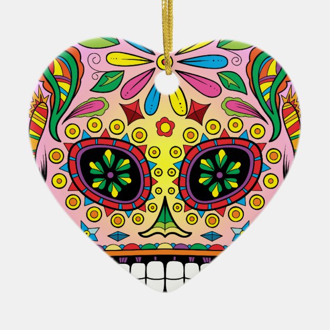 Décoration En Céramique Jour des morts (Devant)