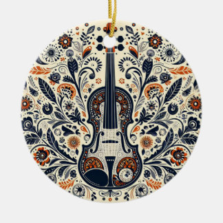 Décoration En Céramique Journée nationale du violon Autocollant Mélodie av