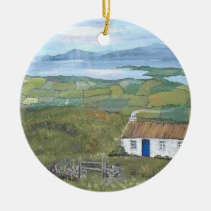 Décoration En Céramique Jours fériés de Noël de l'ornement irlandais