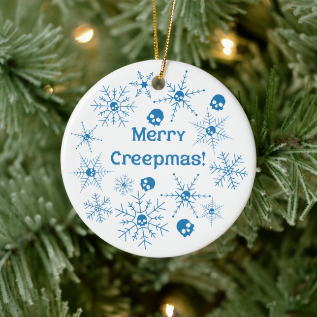 Décoration En Céramique Joyeux Creepmas ! (Arbre)