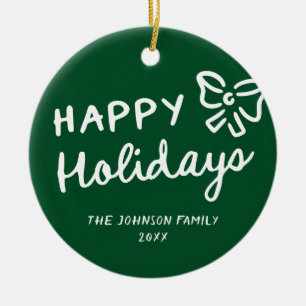 Décoration En Céramique Joyeux Joyeux Jours Fêtes Photo Noël