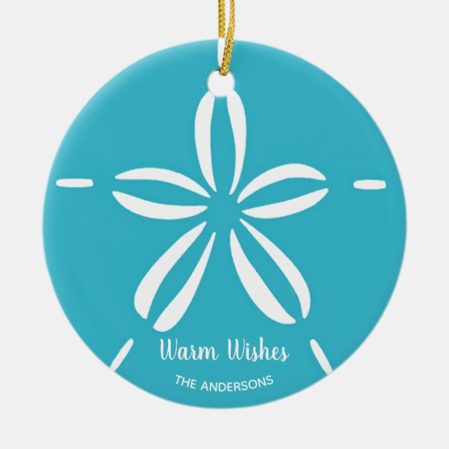 Décoration En Céramique Joyeux littoral | Coquillage de plage tropical Noë (Devant)