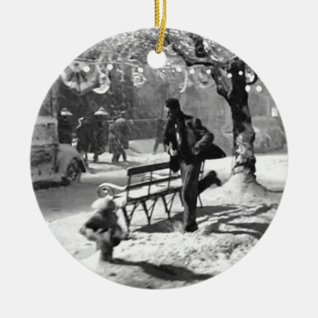 Décoration En Céramique Joyeux Noël (Devant)