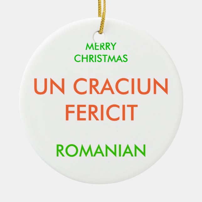 DÉCORATION EN CÉRAMIQUE JOYEUX NOËL, (Devant)