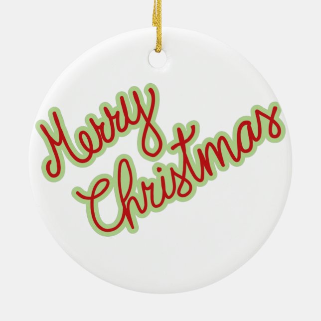 Décoration En Céramique Joyeux Noël (Dos)