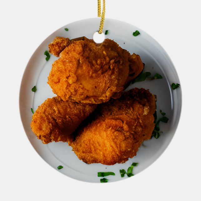 Décoration En Céramique Joyeux Noël Cluckin (Devant)