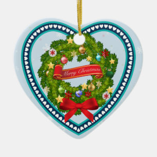 Décoration En Céramique Joyeux Noël et une bonne année !