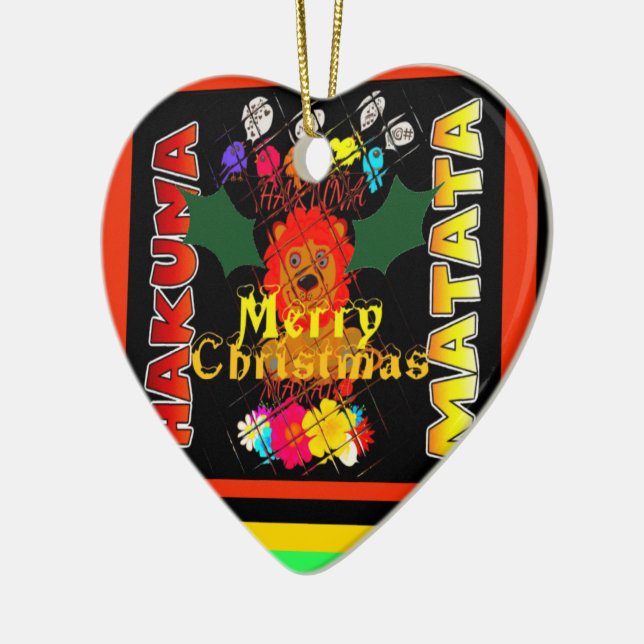 Décoration En Céramique Joyeux Noël et une bonne année (Gauche)