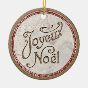 Décoration En Céramique Joyeux Noel French Chic Joyeux Noël Shabby