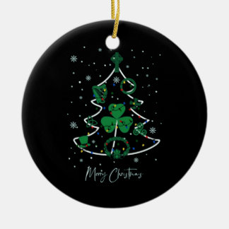 Décoration En Céramique Joyeux Noël irlandais