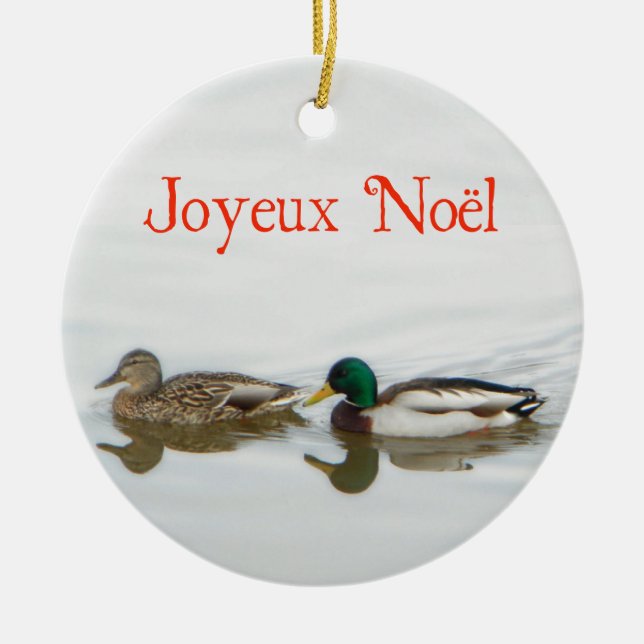 Décoration En Céramique Joyeux Noël - Mallards (Devant)