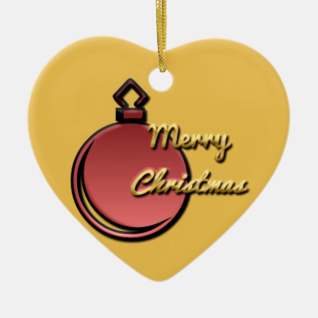 Décoration En Céramique Joyeux Noël ! ornement, à vendre ! (Devant)