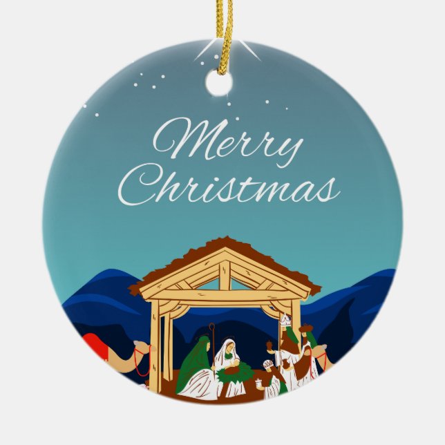 Décoration En Céramique joyeux xmas (Devant)