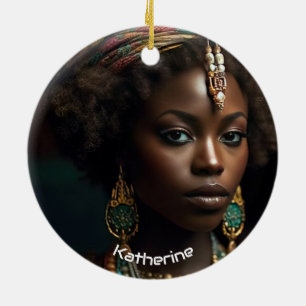 Décoration En Céramique Juneteenth personnalisé - Histoire des Noirs