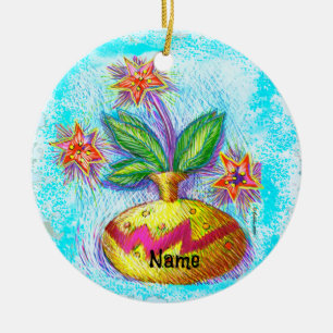 Décoration En Céramique Jus O Fleurs