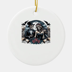 Décoration En Céramique Jusqu'à la mort nous séparons - Amour gothique
