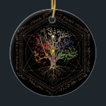 Décoration En Céramique Kabbalah l'arbre de vie<br><div class="desc">Kabbalah l'arbre de vie</div>