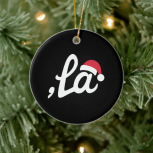 Décoration En Céramique Kamala Harris drôle 2024 Comma La Noël