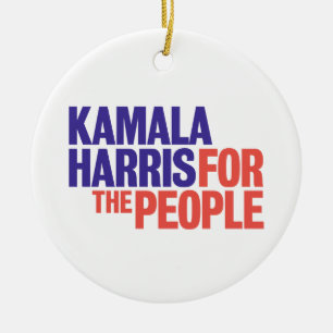 Décoration En Céramique Kamala Harris pour l'autocollant du peuple