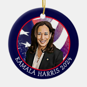 Décoration En Céramique Kamala Harris pour le président 2024
