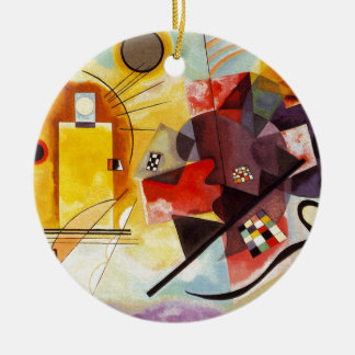 Décoration En Céramique Kandinsky Composition Red Yellow Blue Abstract Art