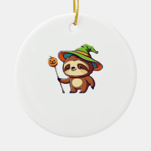 Décoration En Céramique kawaii sorcière paresseux T-Shirt Classique