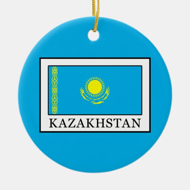 Décoration En Céramique Kazakhstan (Devant)