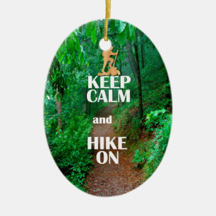 Décoration En Céramique Keep Calm and Hike On