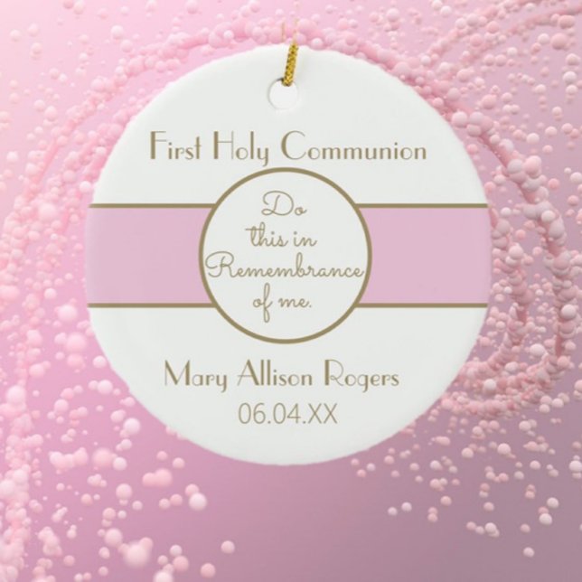 Décoration En Céramique Keepsake Girl First Communion Ornament (Créateur téléchargé)