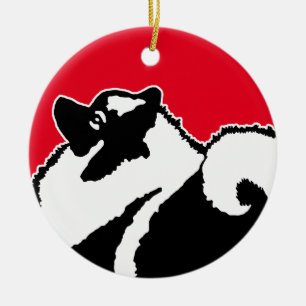 Décoration En Céramique Keeshond Graphics - Cute Original Chig Art