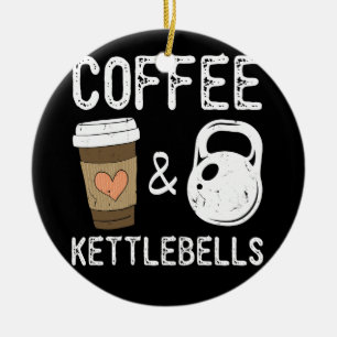 Décoration En Céramique Kettlebells Café HAUTE Fitness Fitout Salle de gy