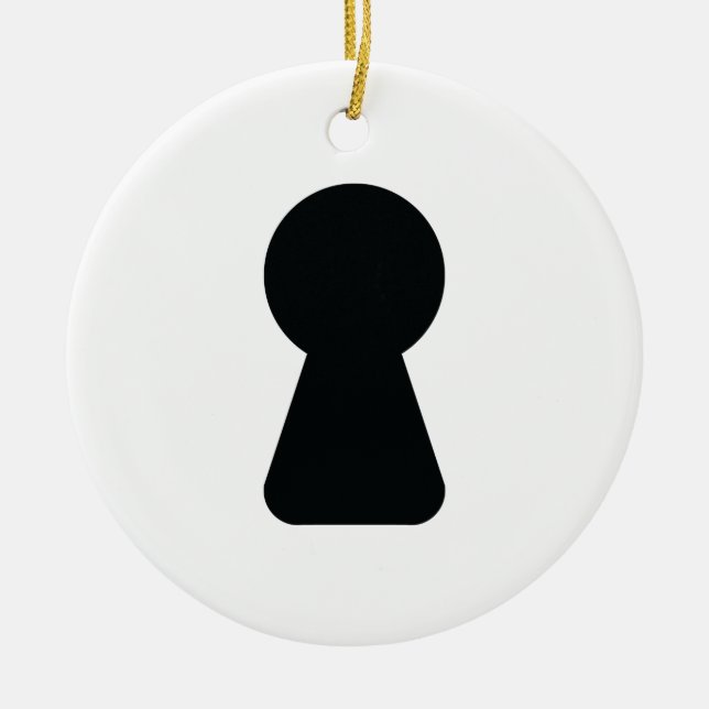 DÉCORATION EN CÉRAMIQUE KEYHOLE (Devant)