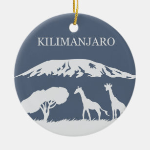 Décoration En Céramique Kilimanjaro (bleu)