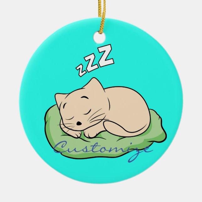 Décoration En Céramique Kitty Thunder-Cove dormant (Devant)