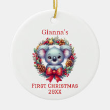 Koala Bear personnalisée Premier Noël