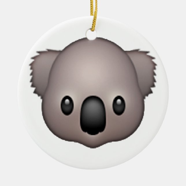 Décoration En Céramique Koala - Emoji (Devant)