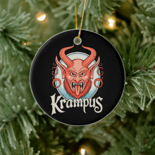 Décoration En Céramique Krampus Kramperl Perchten Noël Santa Démon