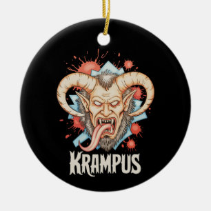 Décoration En Céramique Krampus Noël Kramperl Perchten l'Aide de Père Noël