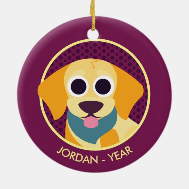 Décoration En Céramique La BO le chien (Dos)