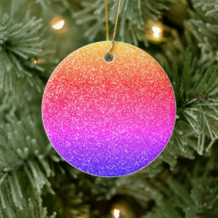 Décoration En Céramique La brillance colorée saupoudre les fêtes de Noë