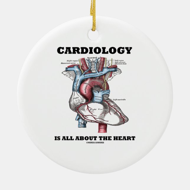 Décoration En Céramique La cardiologie est tout au sujet du coeur (Dos)